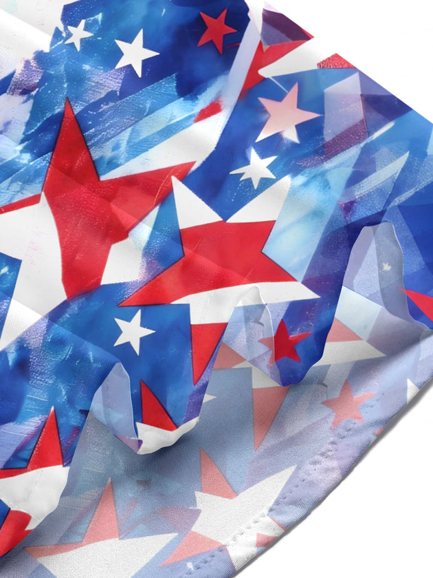 Independence Day Star Women's Short Sleeve Shirts