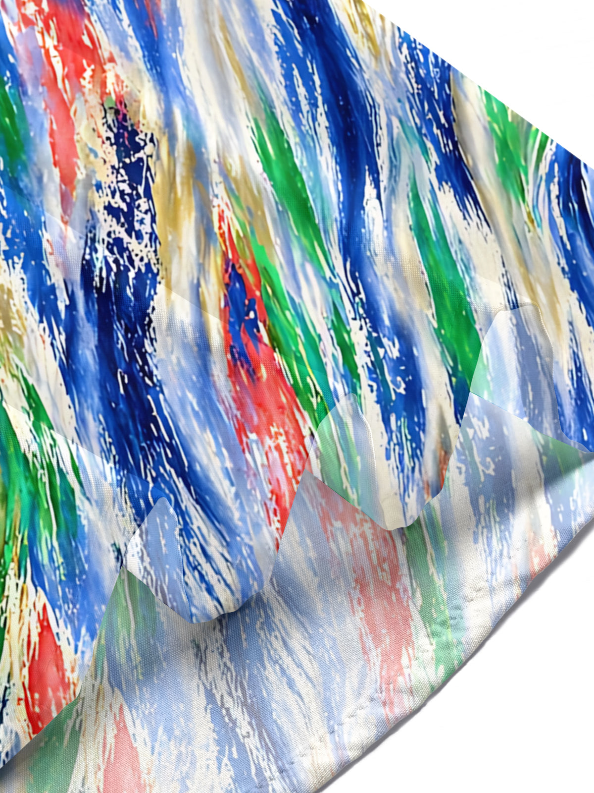 Adaychic Abstract Men's Pocket Short Sleeve Shirts