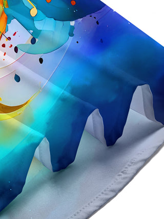 men's colorful tie dye shirt summer vacation