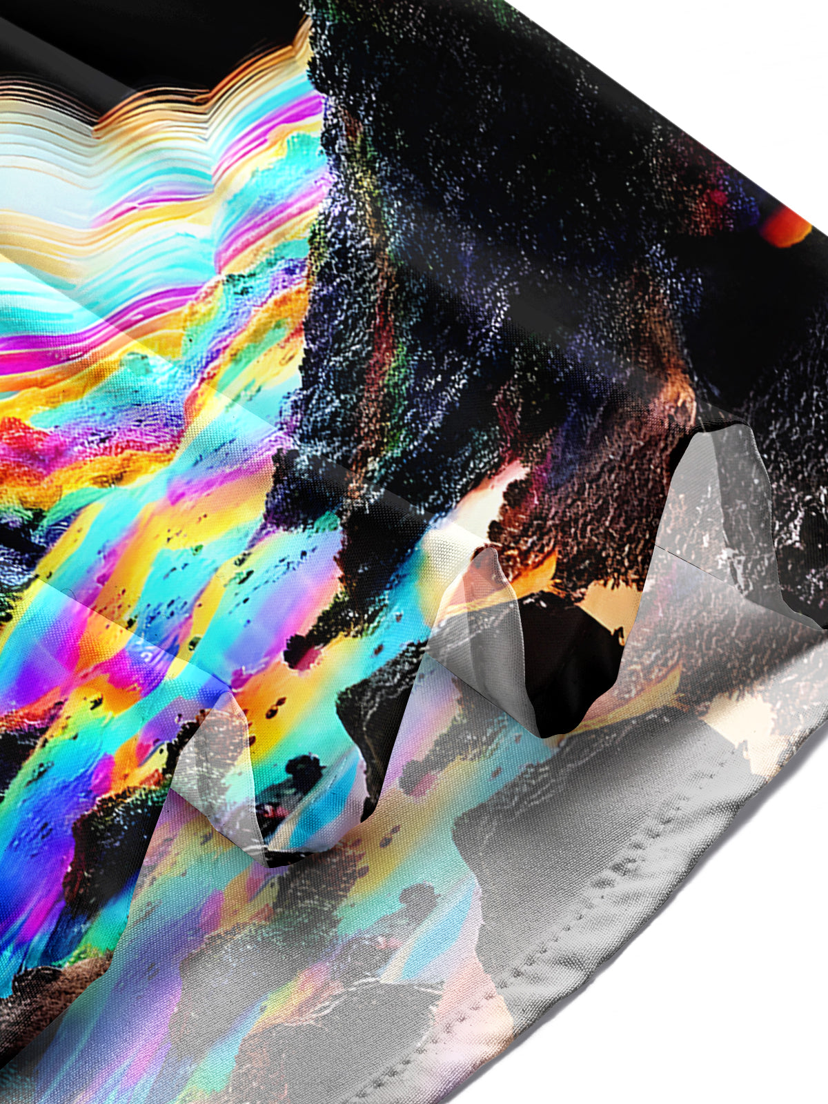 Tie Dye Men's Pocket Short Sleeve Shirts