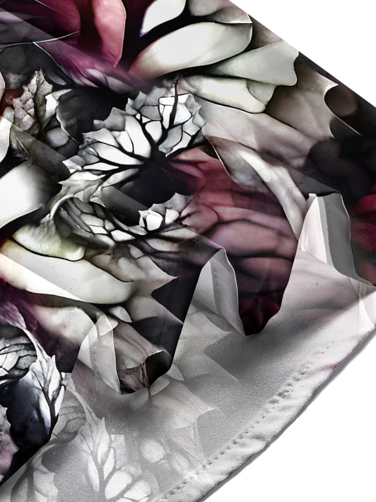Men Abstract Print Short Sleeve Shirt Lifestyle Photo
