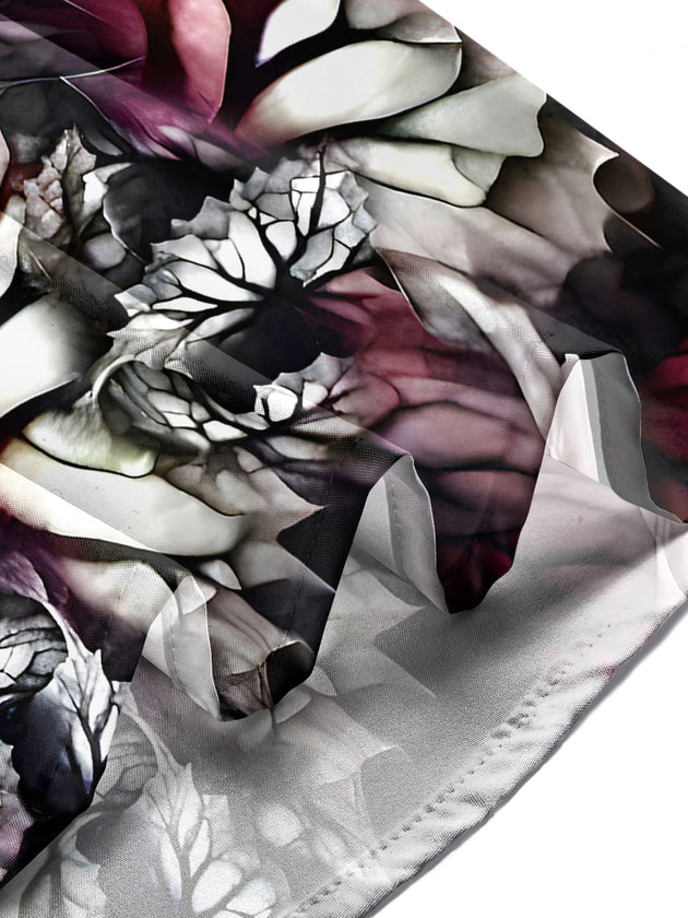 Men Abstract Print Short Sleeve Shirt Lifestyle Photo