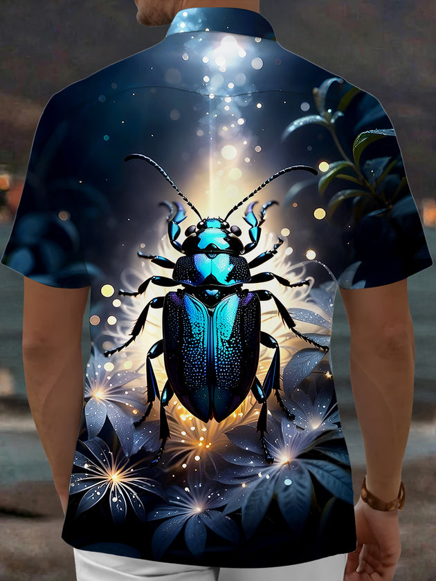 Insects Men's Pocket Short Sleeve Shirts