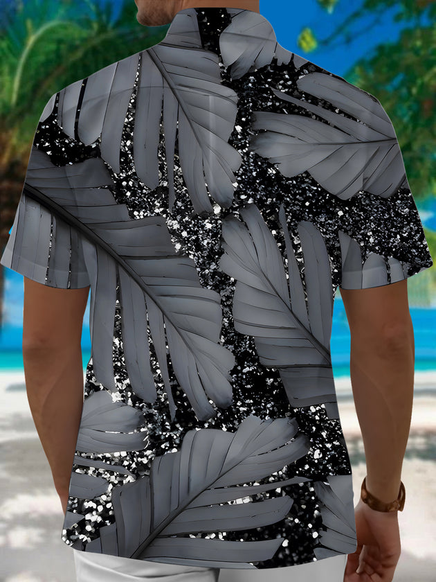 men's aloha shirt back view