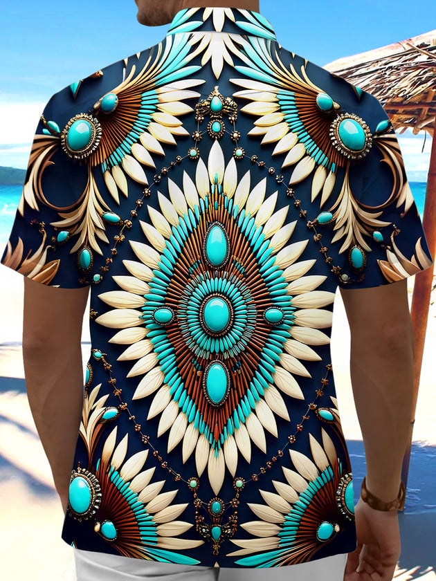 men's pocket shirt back view