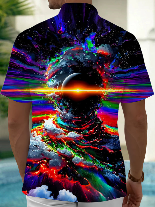men's pocket shirt back view