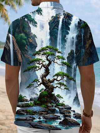 men's pocket shirt back view