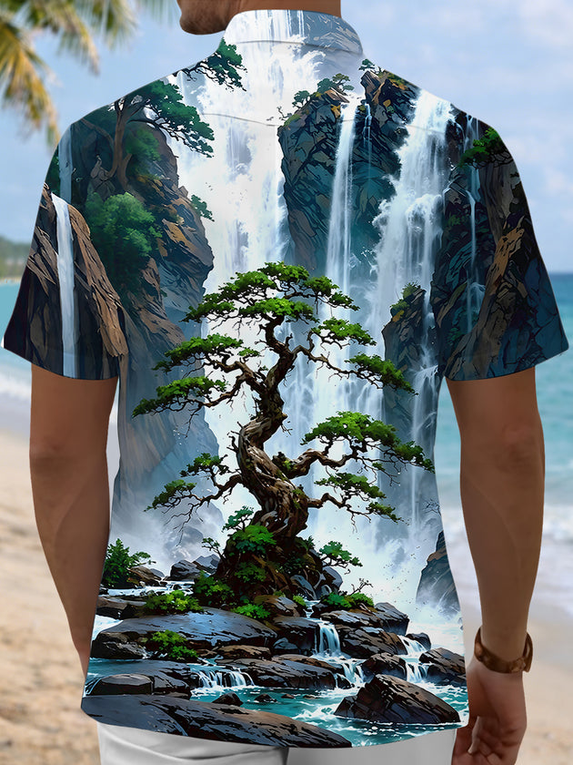 men's pocket shirt back view