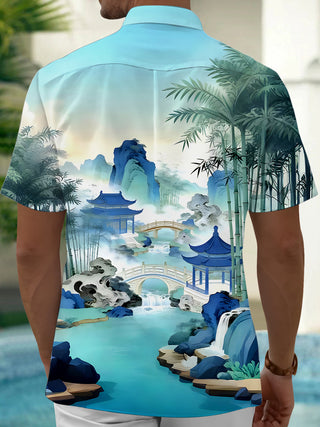 men's pocket shirt back view