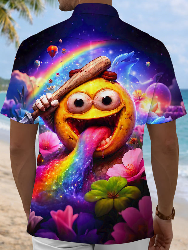 Funny Men's Pocket Short Sleeve Shirts