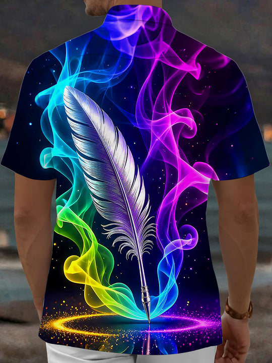 Feather Men's Pocket Short Sleeve Shirts