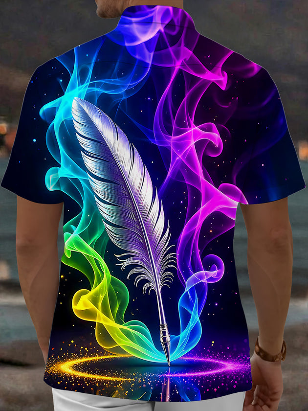 Feather Men's Pocket Short Sleeve Shirts
