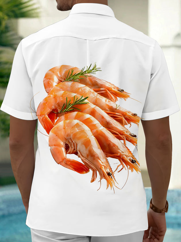 men's aloha shirt back view