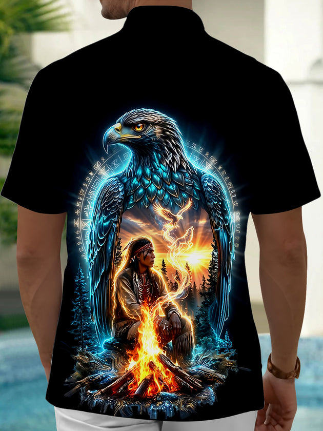 Eagle Men's Pocket Short Sleeve Shirts