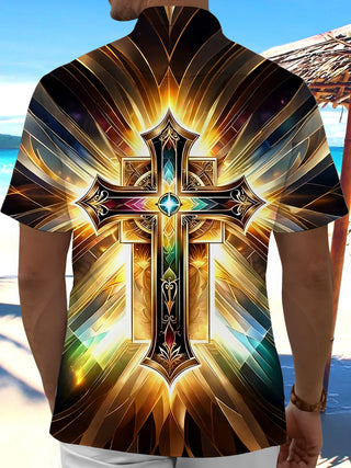 men's pocket shirt back view