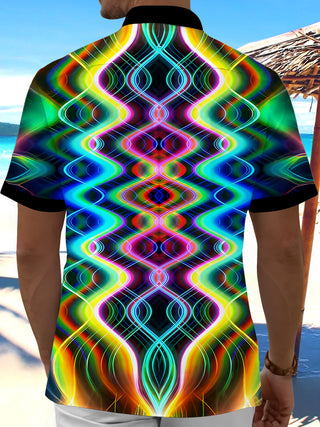 men's tye dye shirt back view