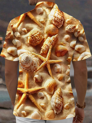men's aloha shirt back view