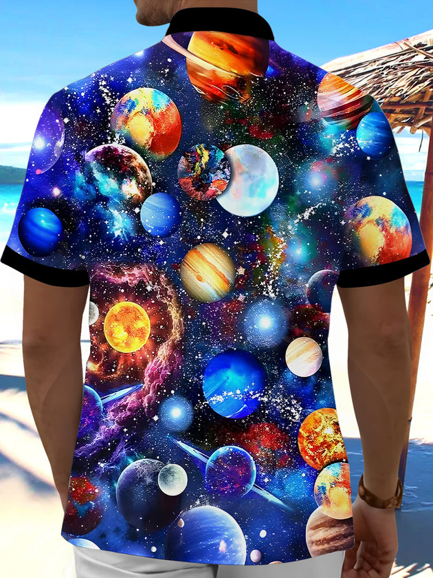men's tye dye shirt back view