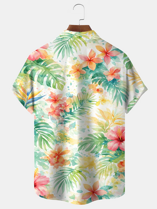 men's camp collar shirt back view