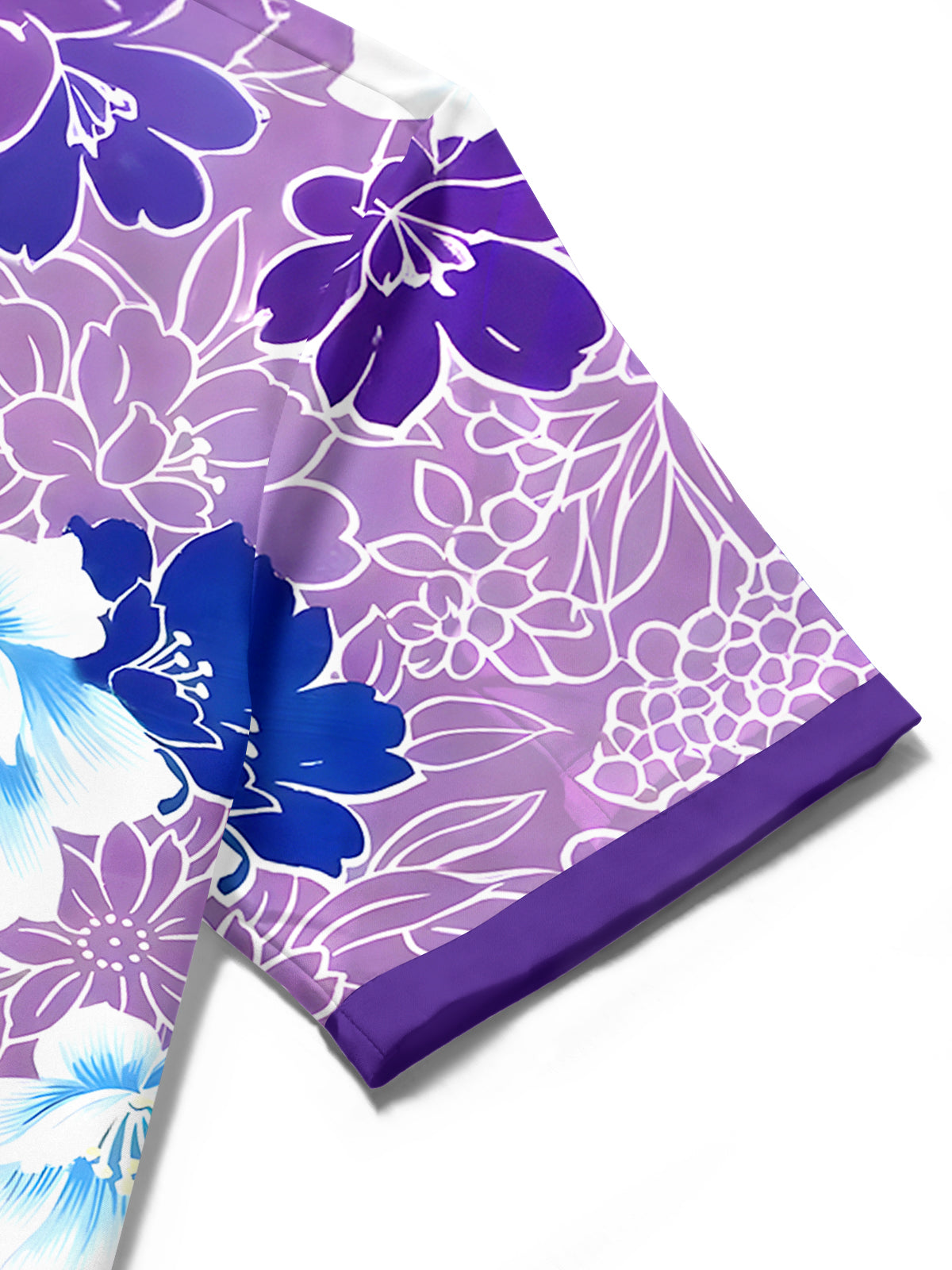 men's Hawaiian shirt close-up short sleeve