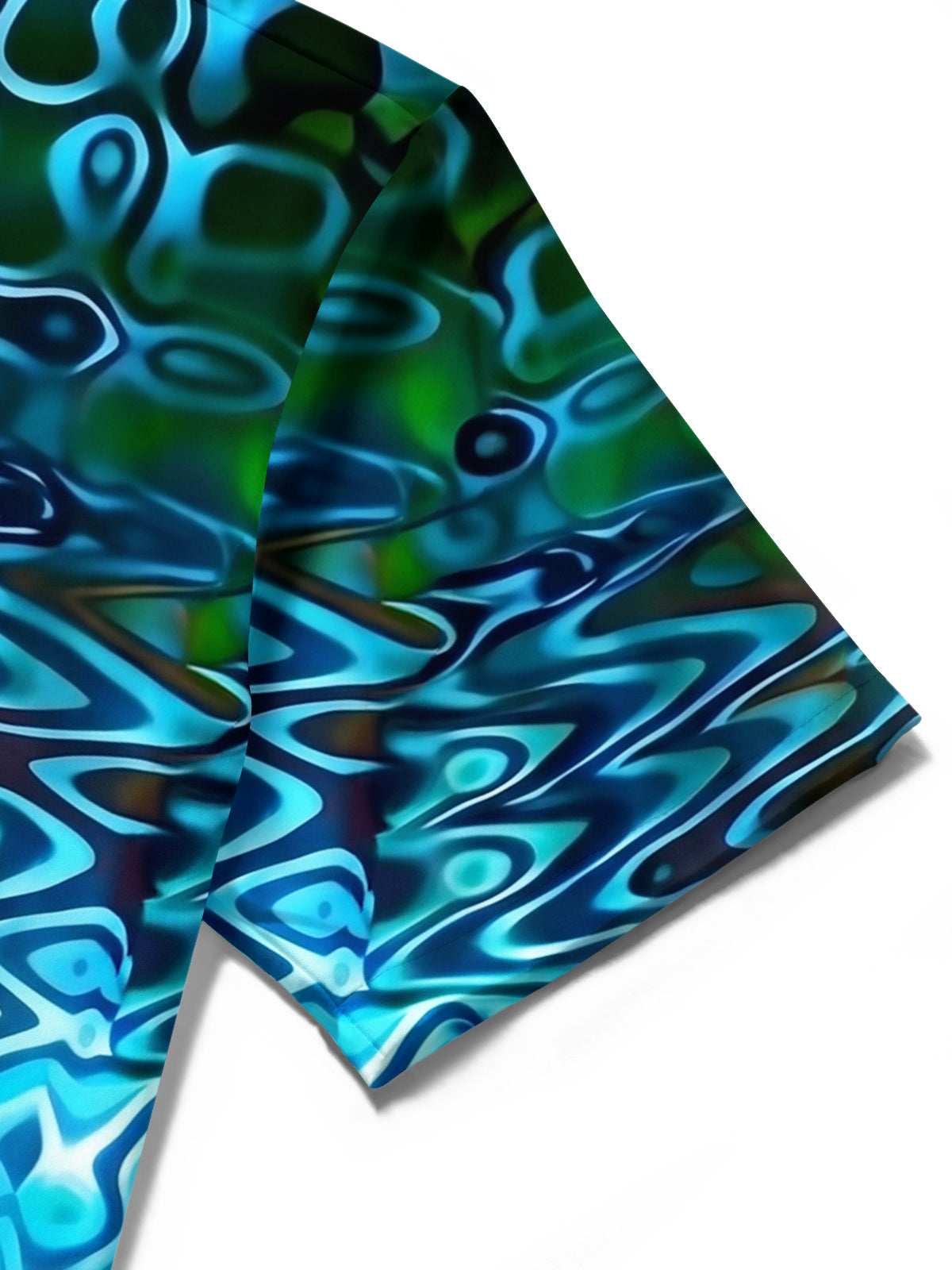 Abstract Men's Pocket Short Sleeve Shirts
