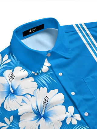 men's aloha shirt back view