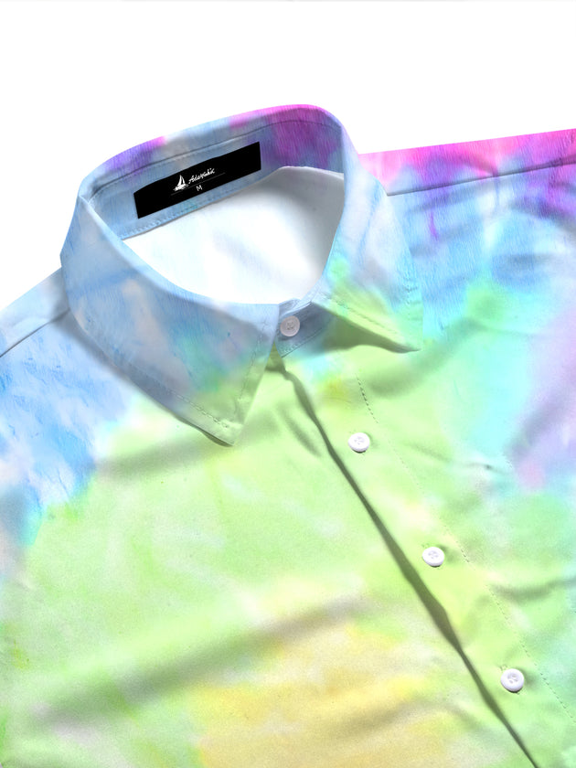 Tie Dye Women's Short Sleeve Shirts