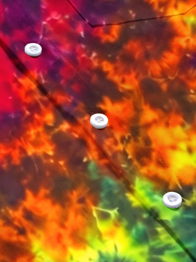 Tie Dye Men's Pocket Short Sleeve Shirts