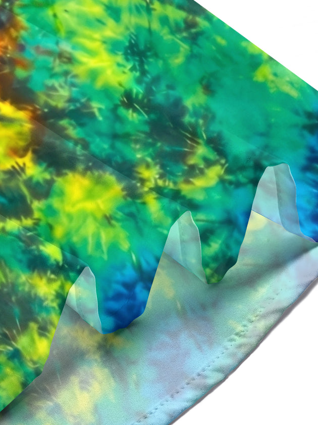 Tie Dye Men's Pocket Short Sleeve Shirts