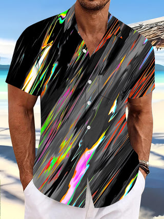 men's tie dye shirt front view