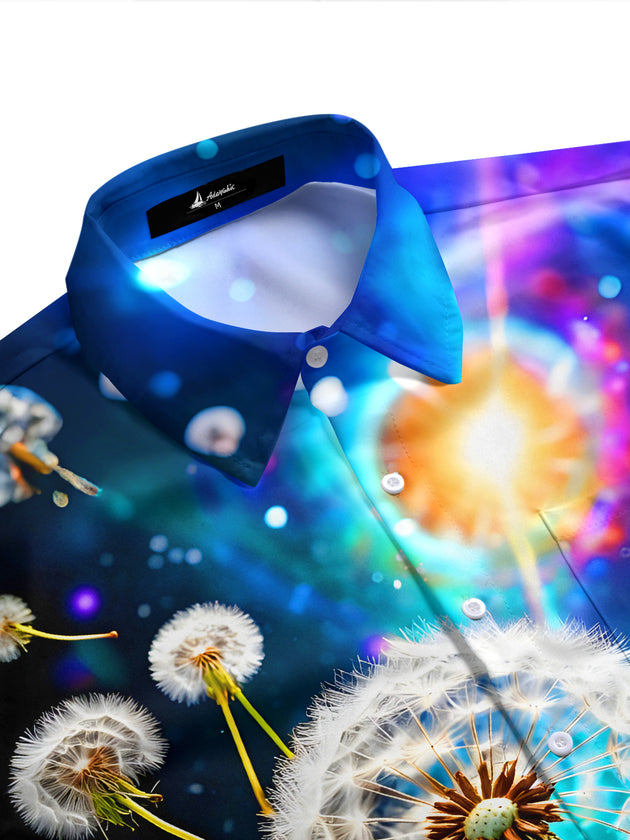 men's short sleeve shirt side view