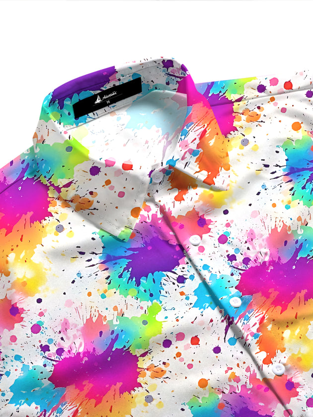 Tie Dye Women's Short Sleeve Shirts
