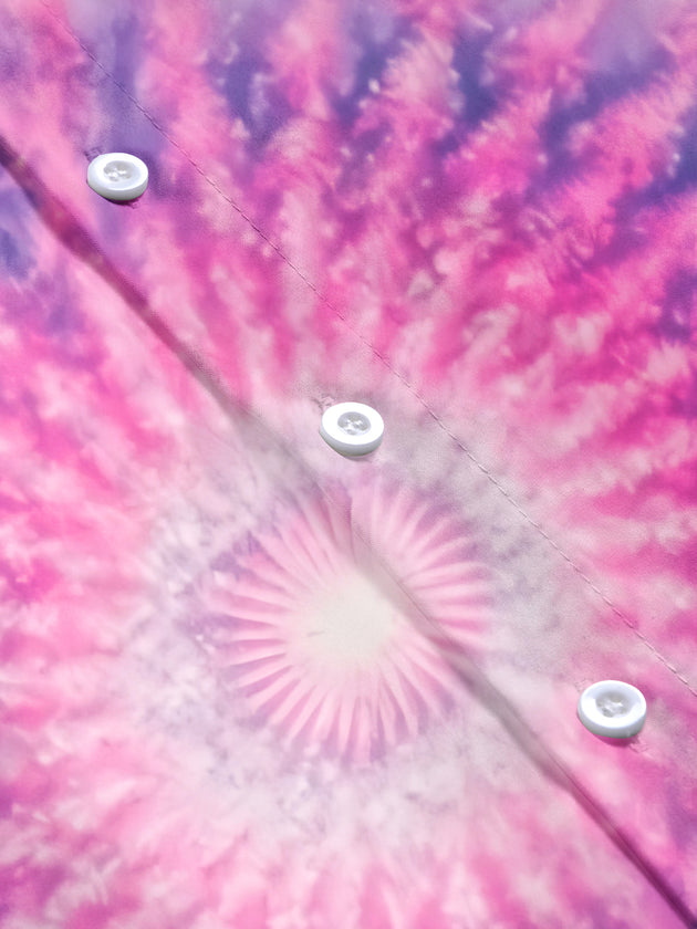 Tie Dye Abstract Women's Short Sleeve Shirts