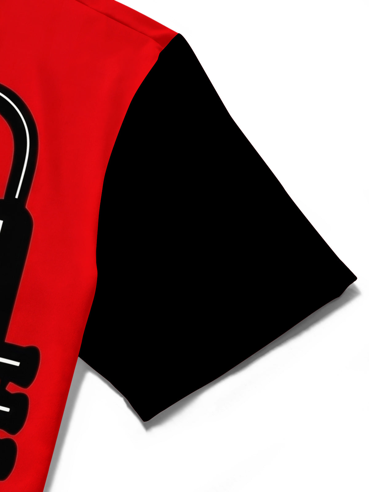 Adaychic Men's Graphic Piano Keyboard Print Short Sleeve Shirt with Chest Pocket