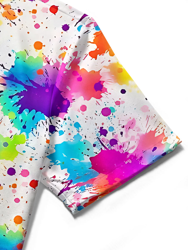 Tie Dye Women's Short Sleeve Shirts