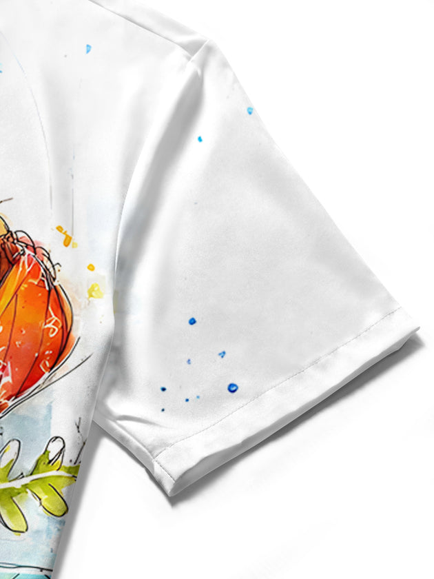 Dragonfly Floral Women's Short Sleeve Shirts