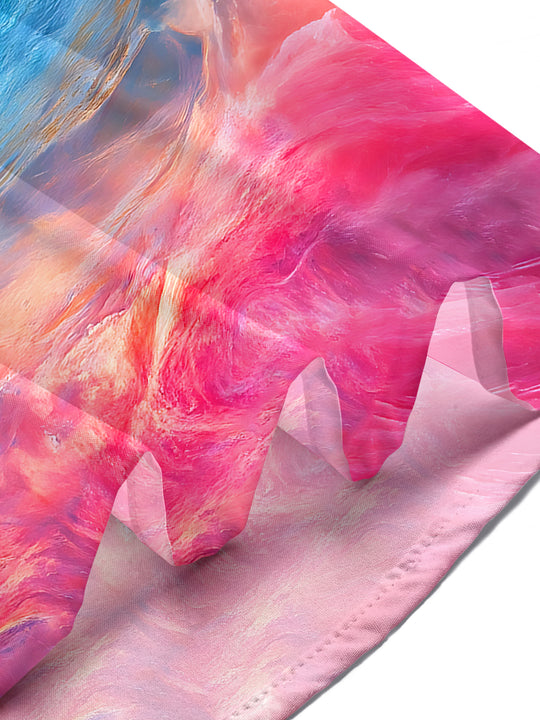Hawaiian Flamingo Men's Pocket Short Sleeve Shirts