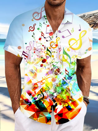 men's tie dye shirt front view