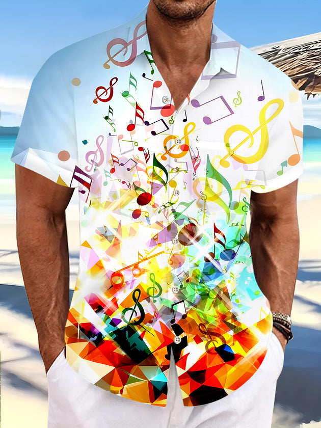men's tie dye shirt front view