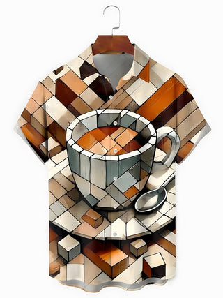 men's shirt front view