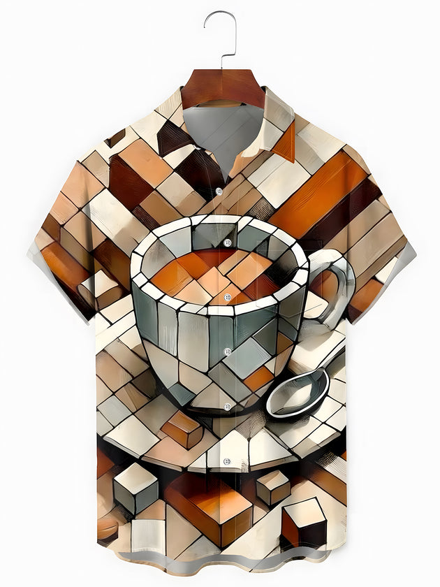 men's shirt front view