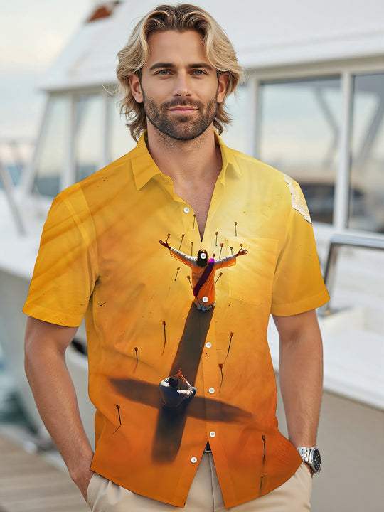 men's shirt front view
