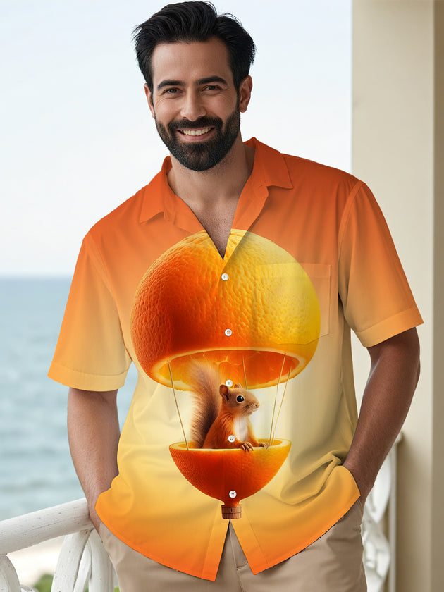 men's shirt front view