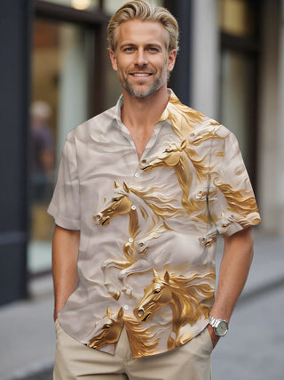 men's shirt front view