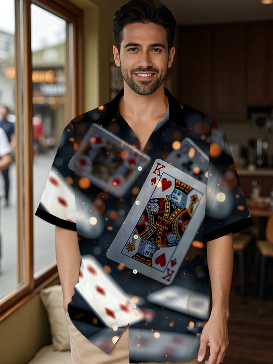 men's shirt front view