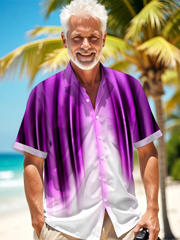 men's tie dye shirt front view