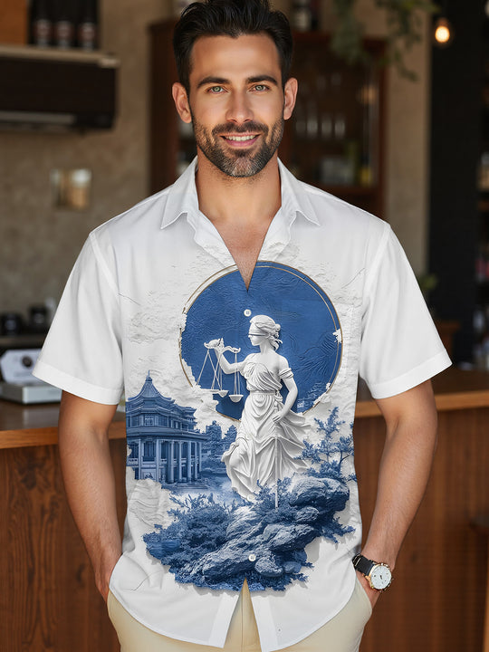 men's shirt front view