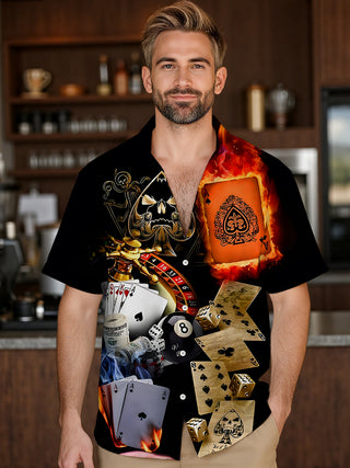 men's shirt front view