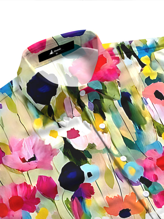 Floral Women's Short Sleeve Shirts