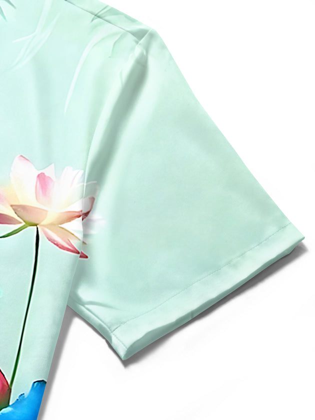 Lotus Leaf Men's Pocket Short Sleeve Shirts